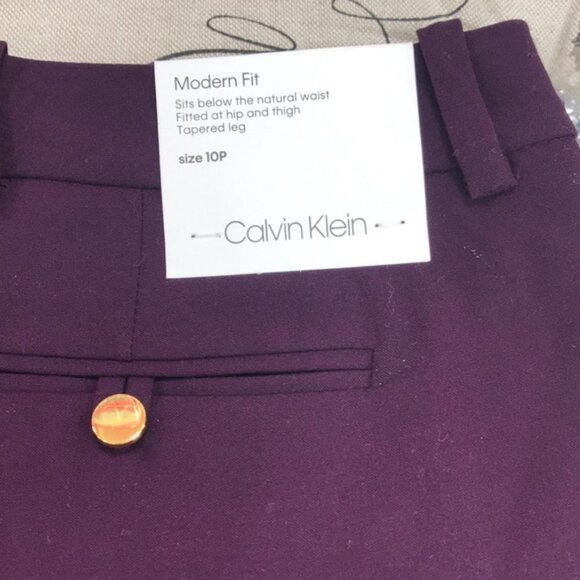 Calvin Klein Petite Modern Fit Trousers - Picture 7 of 9